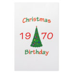 1970 Christmas Birthday