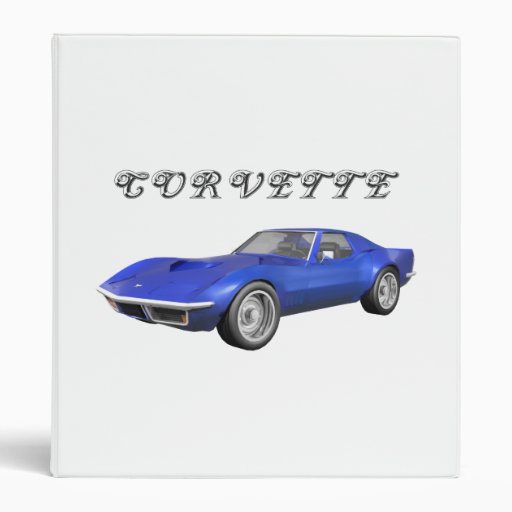 1970 Corvette Sports Car: Blue Finish: Binder