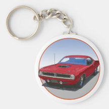 1970 Cuda Coupe Key Chains