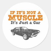 1970 Dodge Challenger Round Stickers