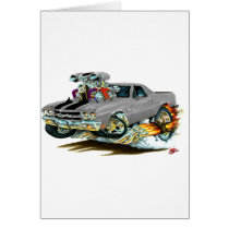 1970 El Camino Grey-Black Truck Greeting Card