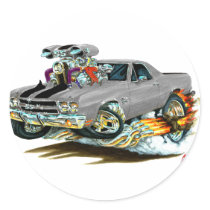 1970 El Camino Grey-Black Truck Sticker