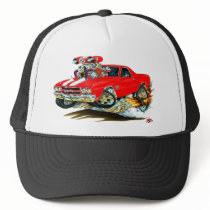 1970 El Camino Red-White Truck Trucker Hat