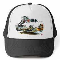1970 El Camino White-Black Truck Trucker Hats