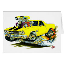 1970 El Camino Yellow-Black Truck Cards