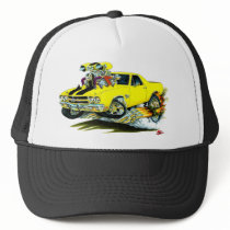 1970 El Camino Yellow-Black Truck Hats