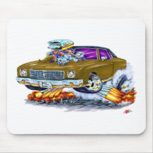 1970 Monte Carlo Brown Car Mouse Pad