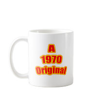 1970 Original Red Coffee Mugs