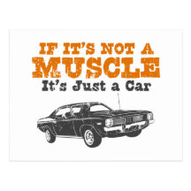 1970 Plymouth Barracuda Postcard