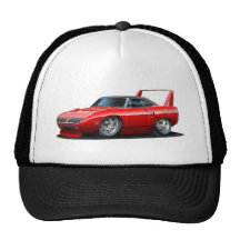 1970 Plymouth Superbird Red Car Trucker Hat
