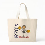 1970’s Cheerleader Stick Figure Canvas Bag