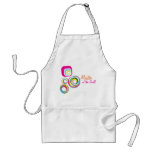 1970’s Retro Circle Square 1950 Groovy Apron
