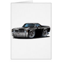 1971-72 El Camino Black Truck Card