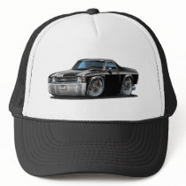 1971-72 El Camino Black Truck Mesh Hats