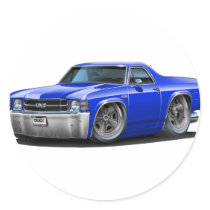 1971-72 El Camino Blue Truck Sticker