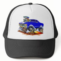 1971-72 El Camino Blue-White 4x4 Monster Truck Hat