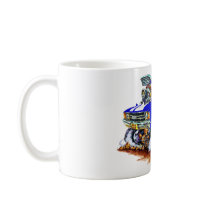 1971-72 El Camino Blue-White 4x4 Monster Truck Mug