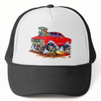 1971-72 El Camino Red 4x4 Monster Truck Hat
