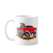 1971-72 El Camino Red 4x4 Monster Truck Mug