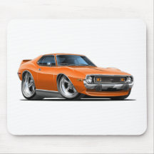 1971-72 Javelin Orange Car Mousepad