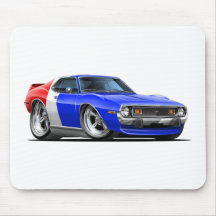 1971-72 Javelin Red White Blue Car Mouse Pads