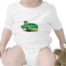 1971-74 Nova Green Car Baby Creeper