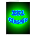 1971 Classic Blue Card