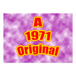 1971 Original Red Custom Announcements