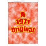 1971 Original Red Greeting Cards