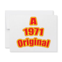1971 Original Red Invites