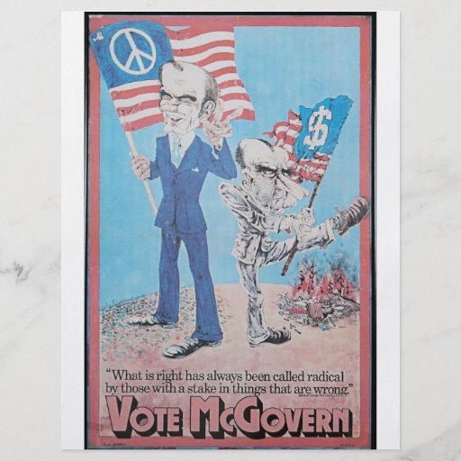 1972 Mcgovern Personalized Flyer
