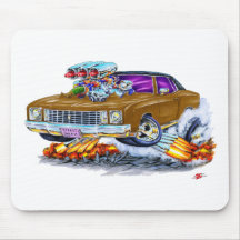 1972 Monte Carlo Brown Car Mouse Pads