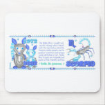 1972 Zodiac Water rat born in Scorpio by Valxart Mouse Pads