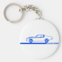1973-74 Roadrunner Blue Car Key Chains