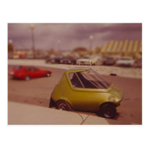 1973 Electric Car Miniature Postcards