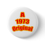 1973 Original Red Pinback Buttons