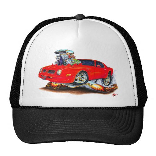 1974-76 Firebird Red Car Mesh Hat