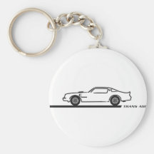 1974-78 Trans Am Black Car Key Chain