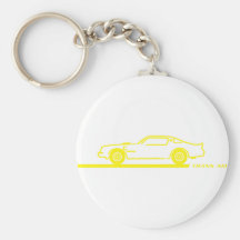 1974-78 Trans Am Yellow Car Key Chain