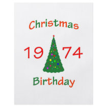 1974 Christmas Birthday