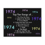 1974 Songs Post Card