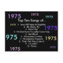 1975 Songs Postcard