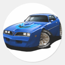 1977-78 Trans Am Blue Stickers