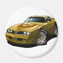 1977-78 Trans Am Gold Refrigerator Magnet