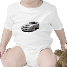 1977-78 Trans Am White Baby Bodysuits