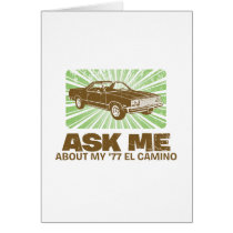 1977 Chevrolet El Camino Greeting Card