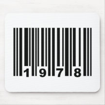 1978 barcode mouse pad