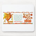 1978 Chinese zodiac Earth horse born Pisces Mouse Pads