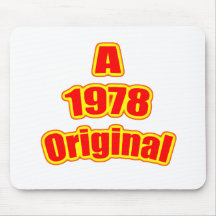 1978 Original Red Mouse Pad