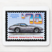 1978 Silver Anniversary Special Edition Corvette Mousepad